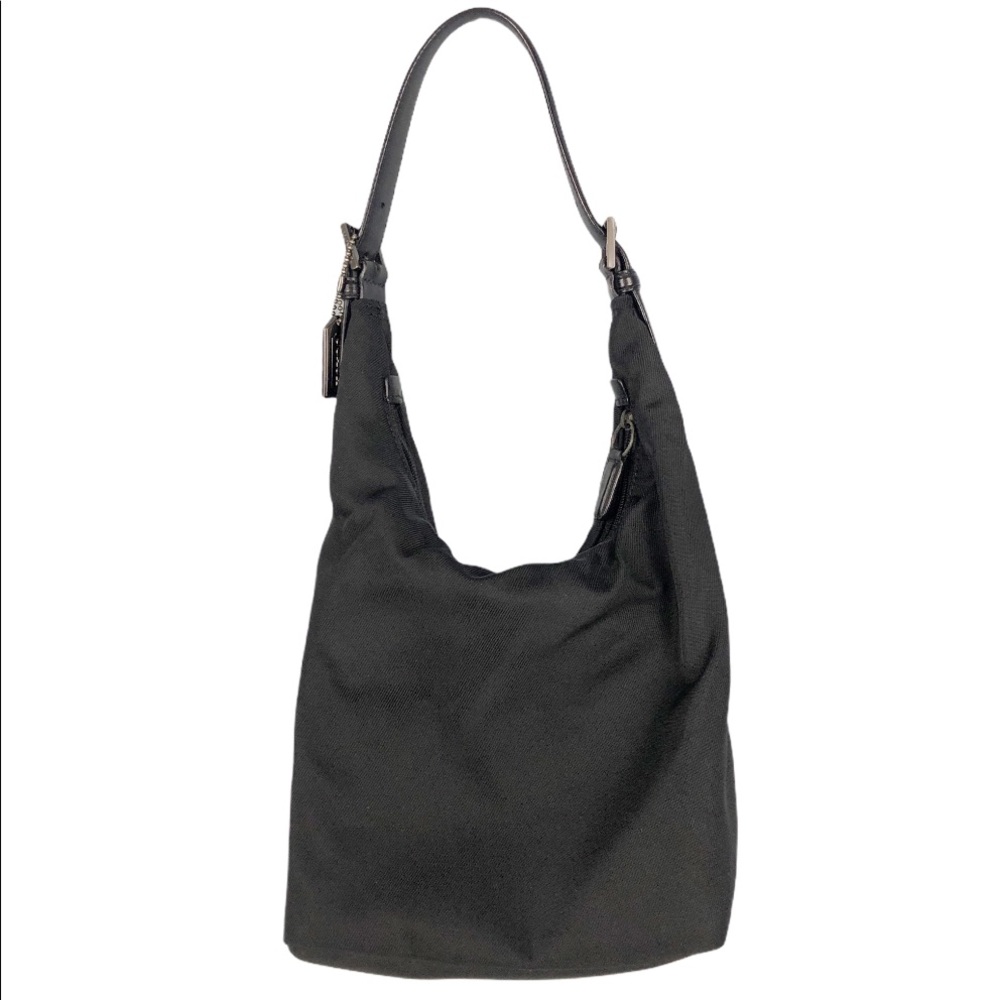 COACH Vintage Twill Merca 90’s Hobo Shoulder Bag